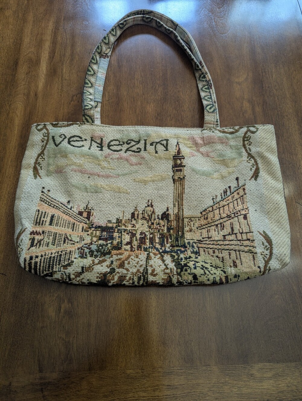 Tapestry Bags for Women Venice, Italy Handbag Tote  Bag Boho Purse Artsy Cottage